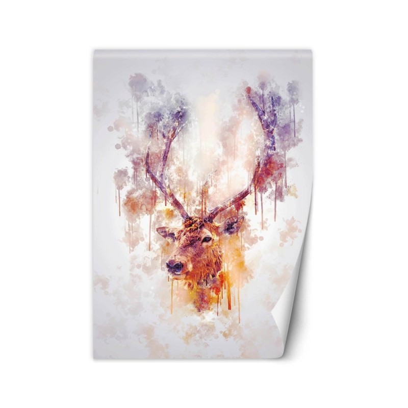 Trendy Wallpaper - Pastel deer Cornel Vlad | FEEBY