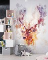 Trendy Wallpaper - Pastel deer Cornel Vlad | FEEBY