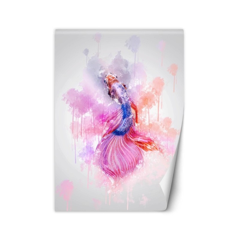 Children's wall mural - Pastel fish Cornel Vlad | FEEBY