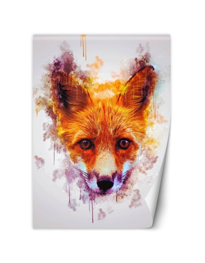 Most fashionable wall mural - Fox head Cornel Vlad | FEEBY