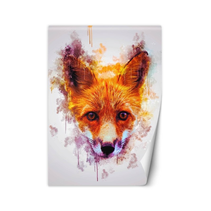Most fashionable wall mural - Fox head Cornel Vlad | FEEBY