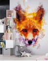 Most fashionable wall mural - Fox head Cornel Vlad | FEEBY