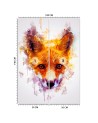 Most fashionable wall mural - Fox head Cornel Vlad | FEEBY
