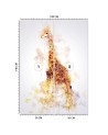 Beauty wall mural - Pastel giraffe Cornel Vlad | FEEBY