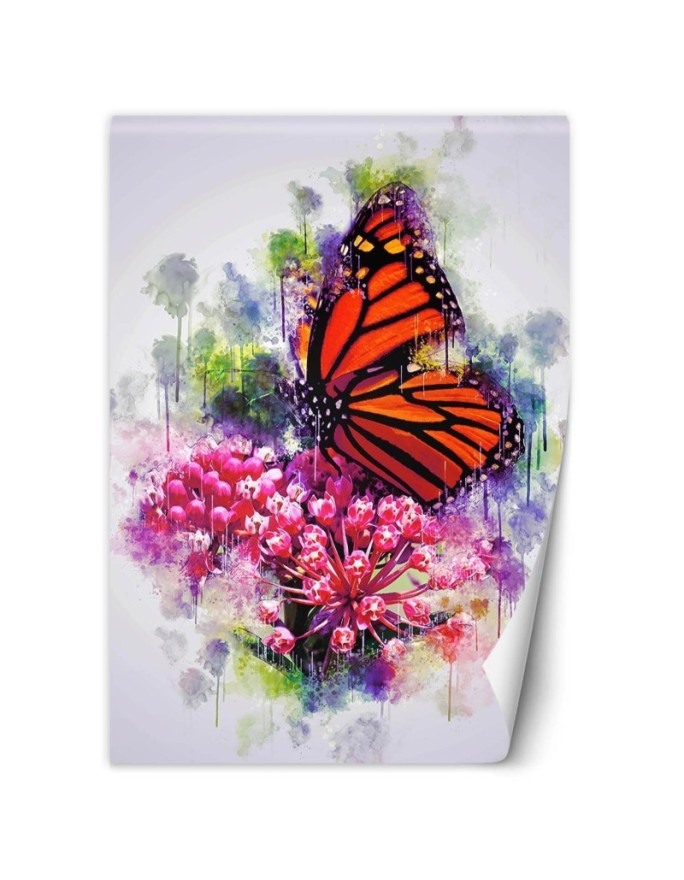 Wall mural Butterfly on a...