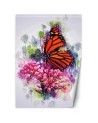 Children's room wall mural - Butterfly on a flower Cornel Vlad | FEEBY