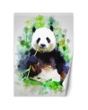 Children's room wall mural - Eating panda Cornel Vlad | FEEBY