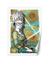 Teenage wall mural - Modern lady abstract Rubiant | FEEBY