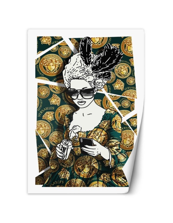 Photo wallpaper for teenagers - Modern woman Rubiant | FEEBY