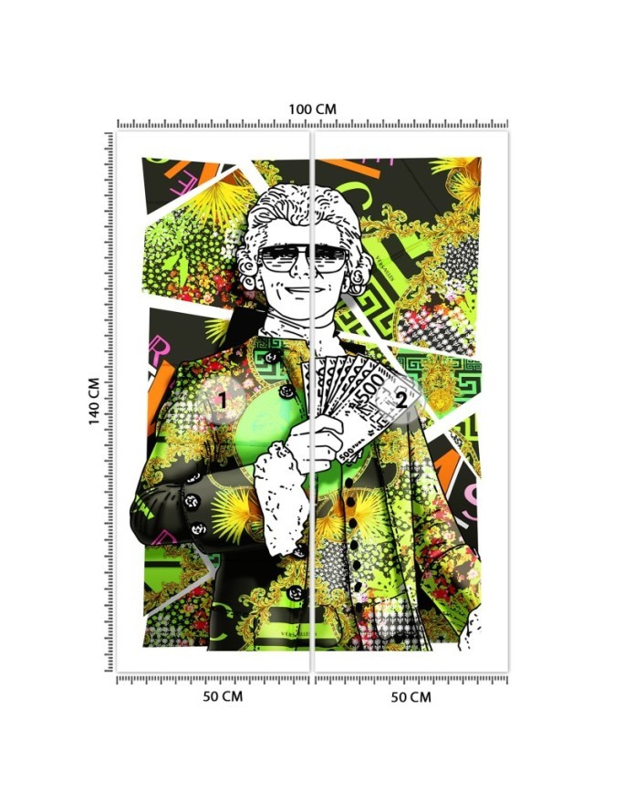 Wall mural - Mad man abstract Rubiant | FEEBY