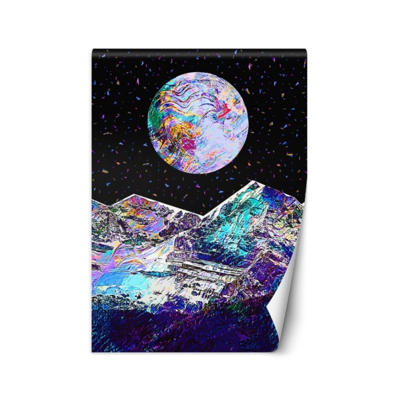 Bedroom wall mural - Moon cosmos Gab Fernando | FEEBY