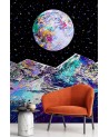 Bedroom wall mural - Moon cosmos Gab Fernando | FEEBY