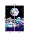 Bedroom wall mural - Moon cosmos Gab Fernando | FEEBY