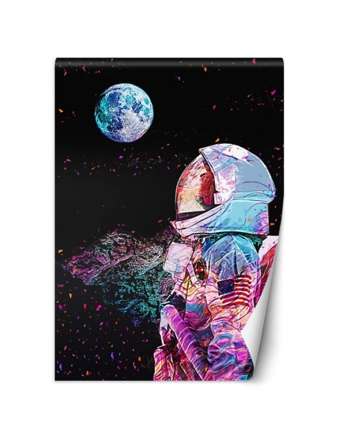 Wall mural - Astronaut and view from space Gab Fernando | FEEBY