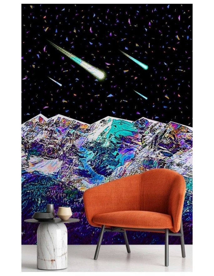 Wall mural - Blue meteor shower Gab Fernando | FEEBY