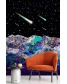 Wall mural - Blue meteor shower Gab Fernando | FEEBY