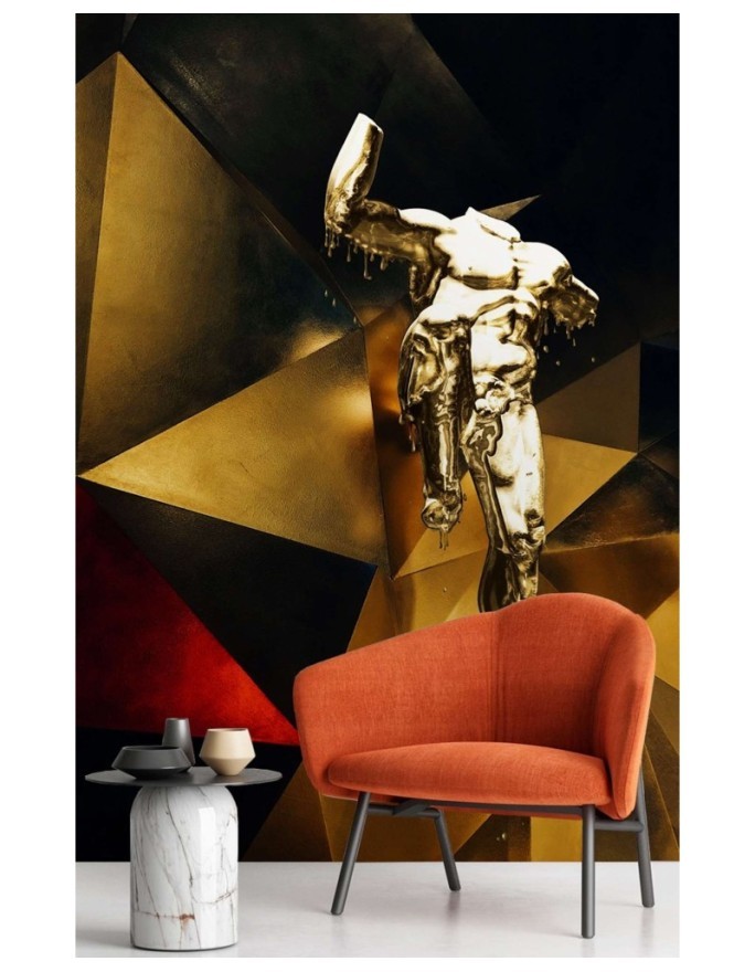 Exclusive wall mural - Golden figure Gab Fernando | FEEBY