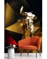 Exclusive wall mural - Golden figure Gab Fernando | FEEBY