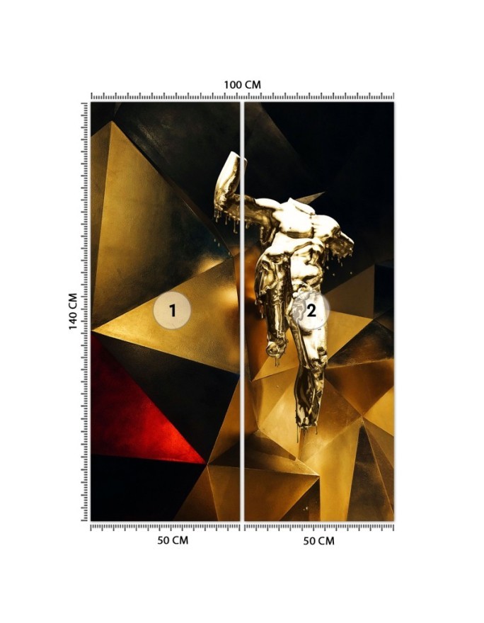 Exclusive wall mural - Golden figure Gab Fernando | FEEBY
