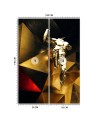 Exclusive wall mural - Golden figure Gab Fernando | FEEBY