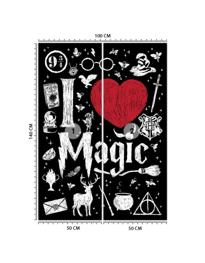 Teen Wallpaper - I love magic Harry Potter Dr.Monekers | FEEBY