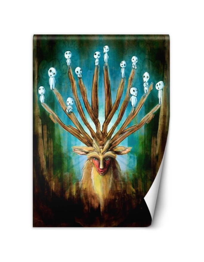 Photowallpaper - Abstract forest creature Barrett Biggers | FEEBY