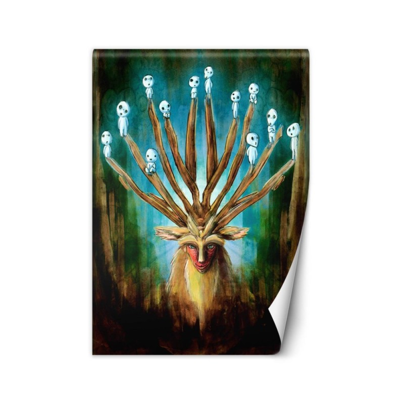 Photowallpaper - Abstract forest creature Barrett Biggers | FEEBY