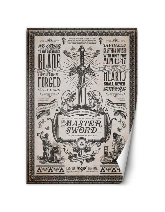 Wall mural for gamers - The Legend of Zelda Barrett Biggers | FEEBY