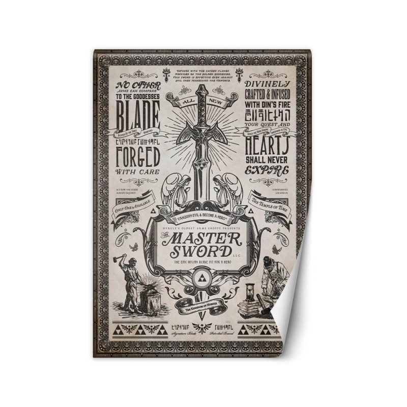 Wall mural for gamers - The Legend of Zelda Barrett Biggers | FEEBY