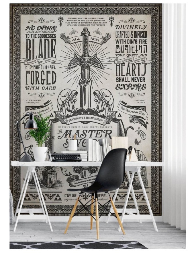 Wall mural for gamers - The Legend of Zelda Barrett Biggers | FEEBY
