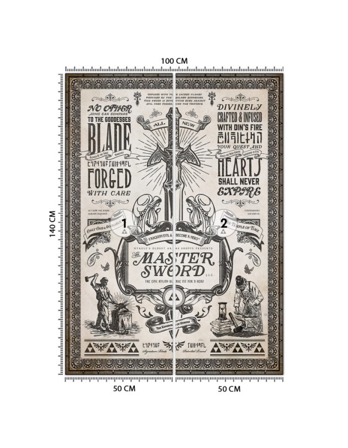 Wall mural for gamers - The Legend of Zelda Barrett Biggers | FEEBY