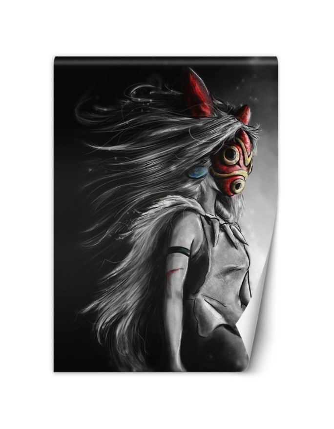Wall mural for anime fans - Mononoke princess Barrett Biggers | FEEBY