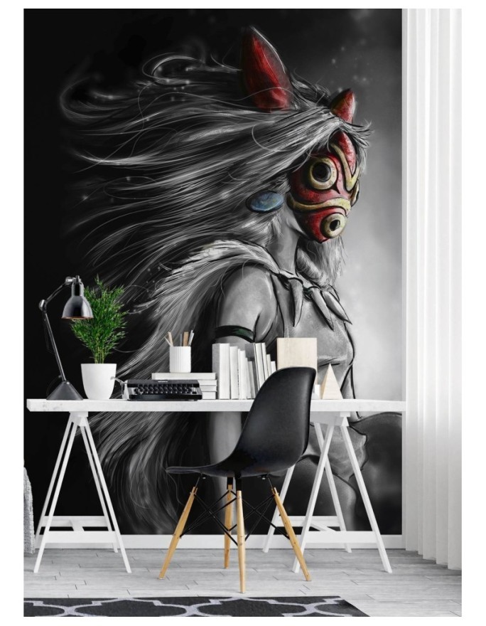 Wall mural for anime fans - Mononoke princess Barrett Biggers | FEEBY