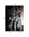 Wall mural for anime fans - Mononoke princess Barrett Biggers | FEEBY
