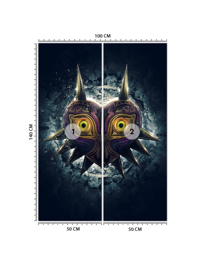 Wall mural - The Legend of Zelda mask Barrett Biggers | FEEBY
