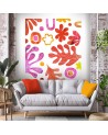 Wall mural - Coloured abstract leaves Andrea Haase | FEEBY