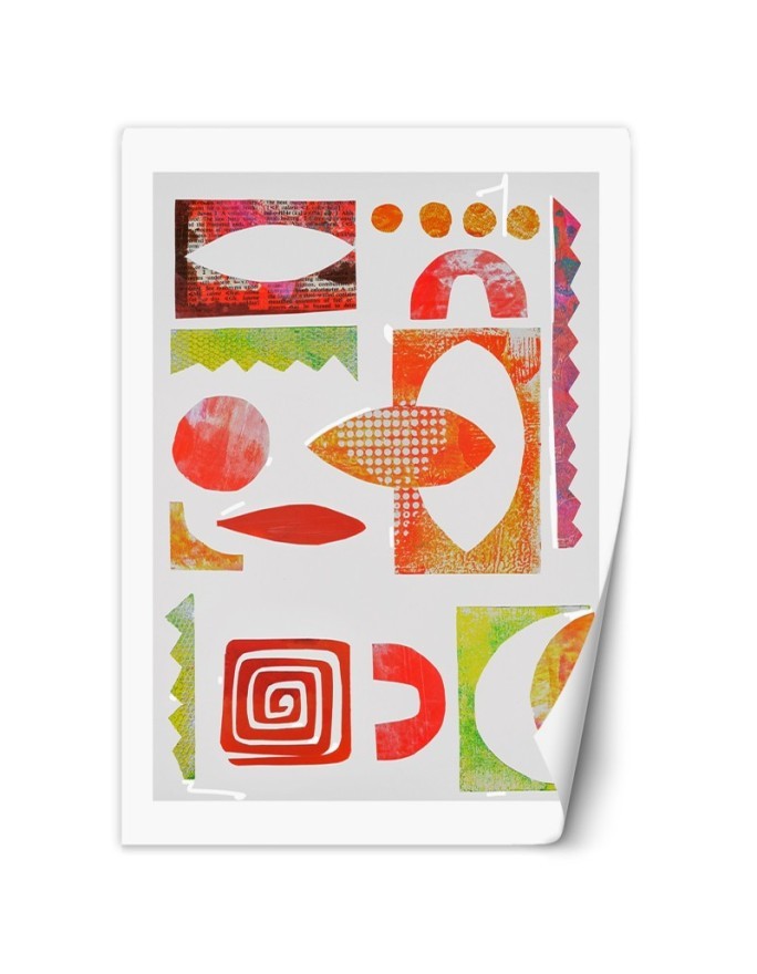 Stylish wall mural - Colourful abstract Andrea Haase | FEEBY