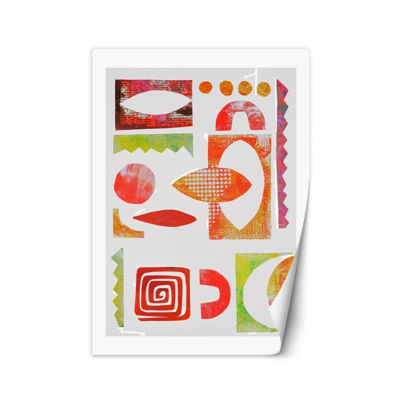 Stylish wall mural - Colourful abstract Andrea Haase | FEEBY