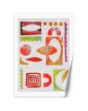 Stylish wall mural - Colourful abstract Andrea Haase | FEEBY