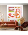 Stylish wall mural - Colourful abstract Andrea Haase | FEEBY
