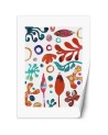 Wall mural - Colourful abstract leaves Andrea Haase | FEEBY