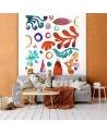 Wall mural - Colourful abstract leaves Andrea Haase | FEEBY