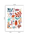 Wall mural - Colourful abstract leaves Andrea Haase | FEEBY