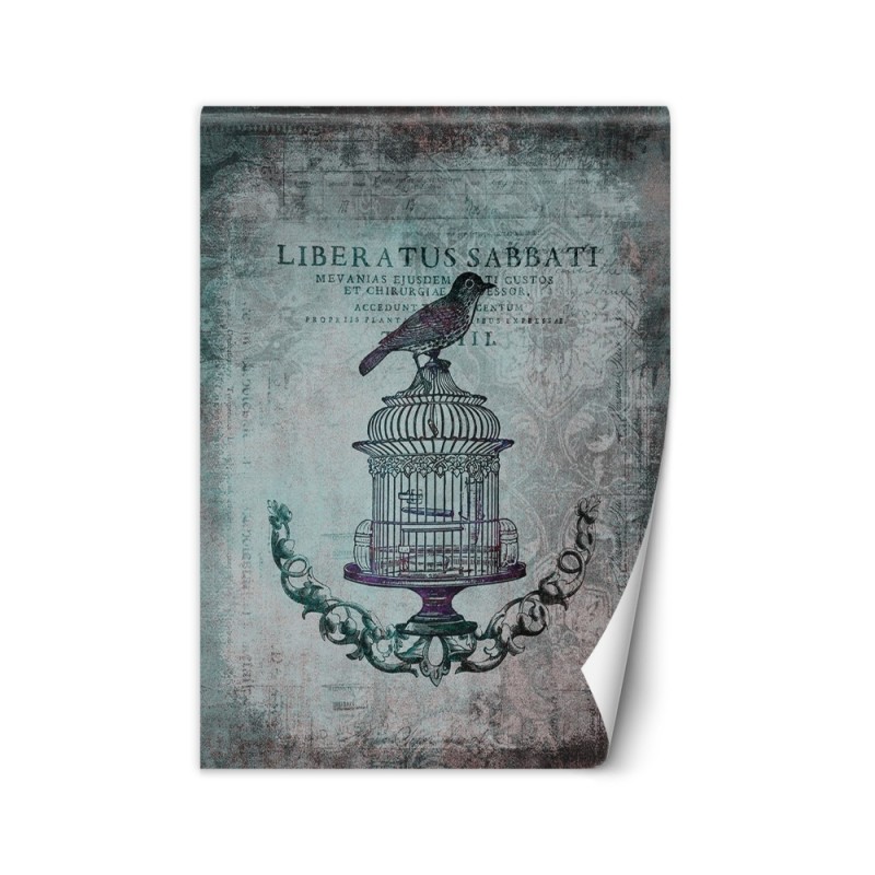 Modern wall murals - Bird on a cage abstract Andrea Haase | FEEBY
