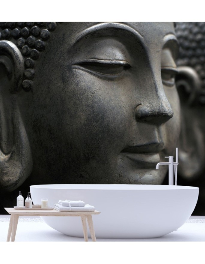 Stylish wall murals for living room - Buddha statue zen spa | FEEBY