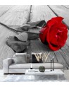 Wallpaper - Red rose on a bridge | FEEBY