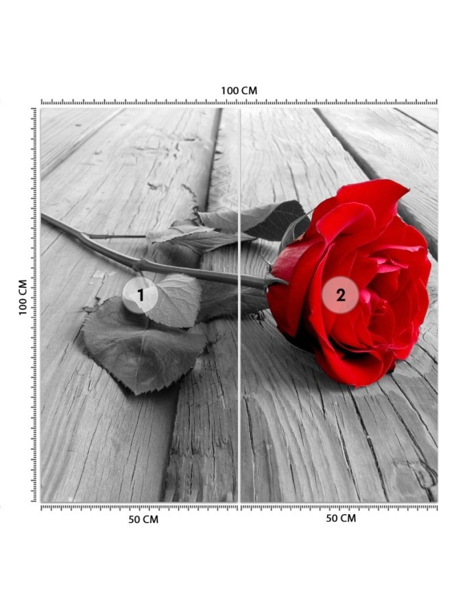 Wallpaper - Red rose on a bridge | FEEBY