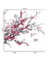 Beautiful wall murals - Birds on a cherry blossom branch | FEEBY
