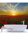Wall mural - Poppies flowers meadow | FEEBY