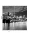 Photo Wallpaper - Brooklyn Bridge lit up at night New York | FEEBY
